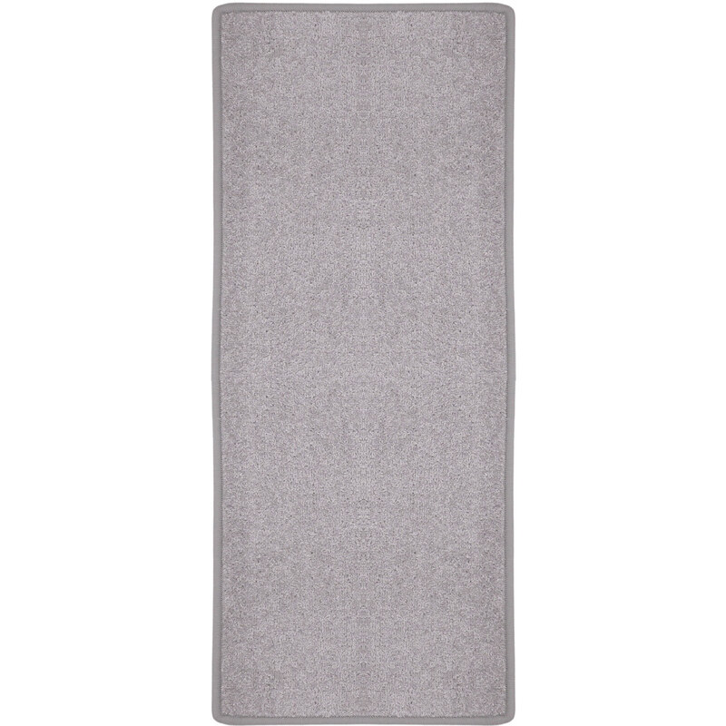 Betap koberce AKCE: 123x50 cm s obšitím Běhoun na míru Eton šedý 73 s obšitím - šíře 50 cm s obšitím