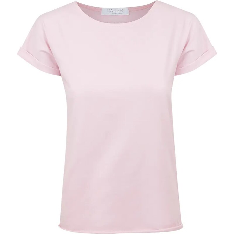 MALLER Dámské tričko BASIC ROLL pink - L
