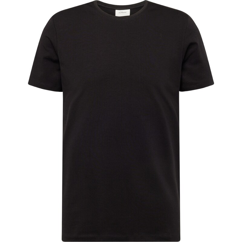 s.Oliver BLACK LABEL Tričko černá
