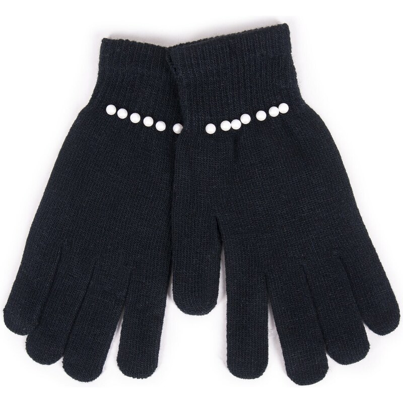 Yoclub Woman's Women's Five-Finger Gloves RED-0227K-AA50-003