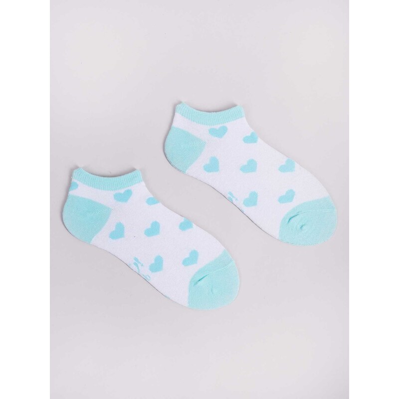 Yoclub Kids's Girls' Ankle Cotton Socks Patterns Colours 6-Pack SKS-0008G-AA00-004