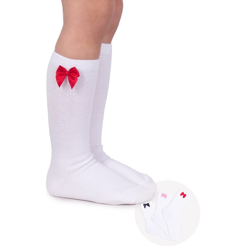 Yoclub Kids's 3Pack Girl's Knee-High Socks SKA-0098G-010B