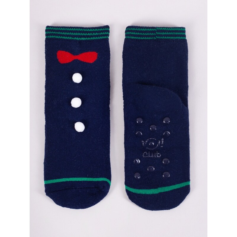 Yoclub Kids's Children's Christmas Terry 3Pack Socks SKF-X001U-AA0D-0002