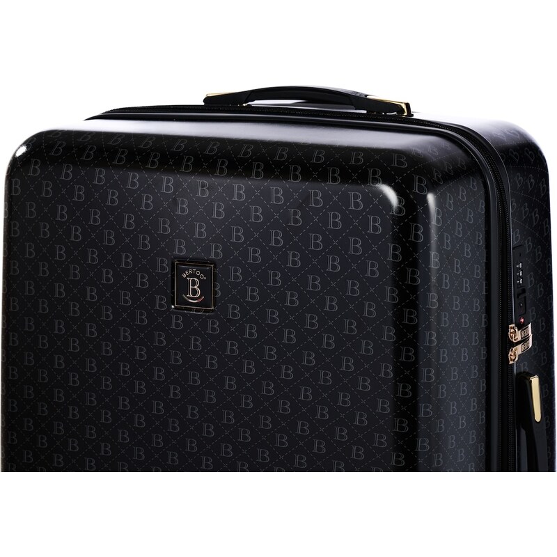 Cestovní kufr BERTOO Torino - černý XXL