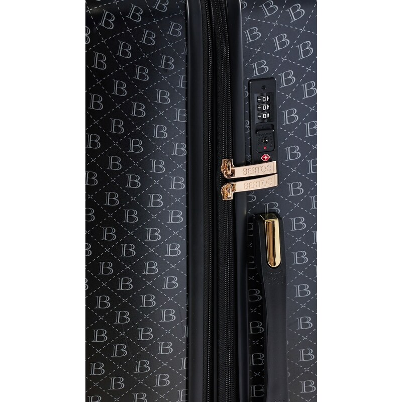 Cestovní kufr BERTOO Torino - černý XXL