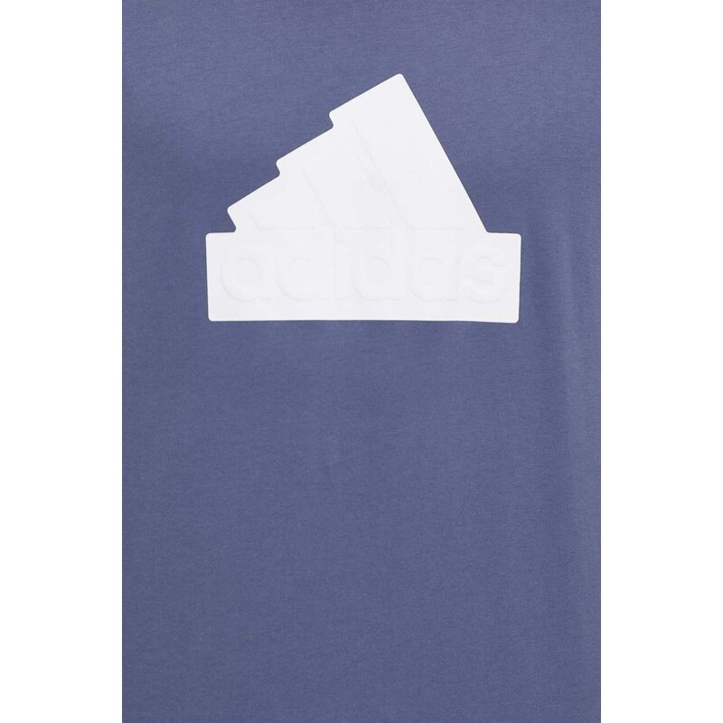 Bavlněné tričko adidas s potiskem, IZ1624