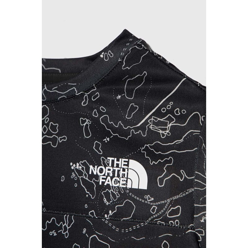 Dětské tričko The North Face NEVER STOP TEE šedá barva