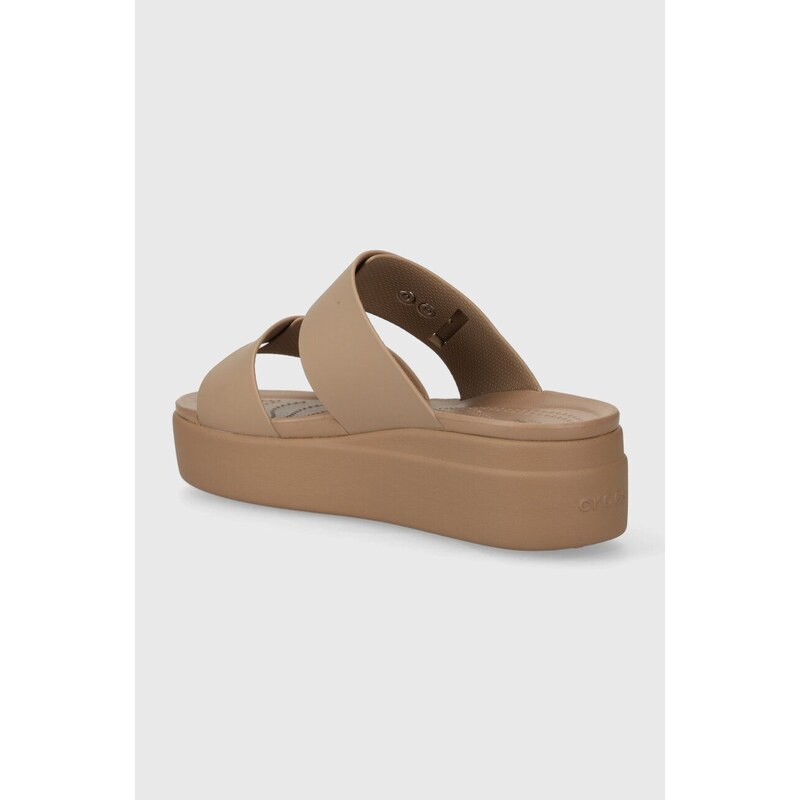 Pantofle Crocs Brooklyn Low Wedge Sandal