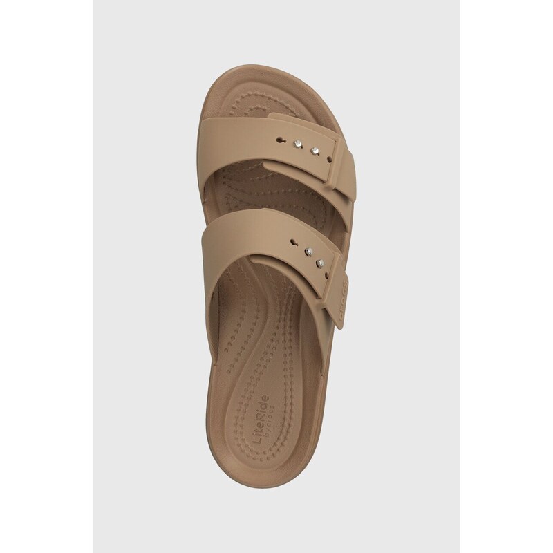 Pantofle Crocs Brooklyn Low Wedge Sandal