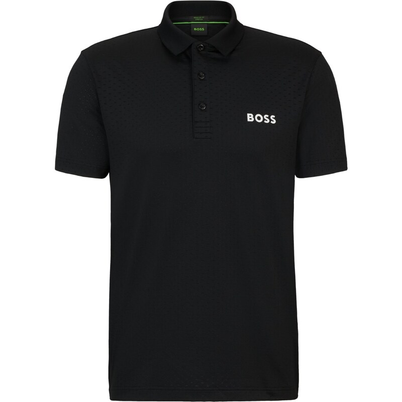 Pánské polo tričko BOSS Green 50513007 černé