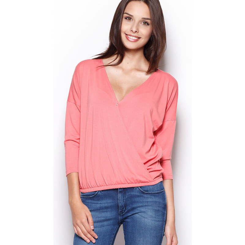 Dámská košile Figl model 44226 Pink
