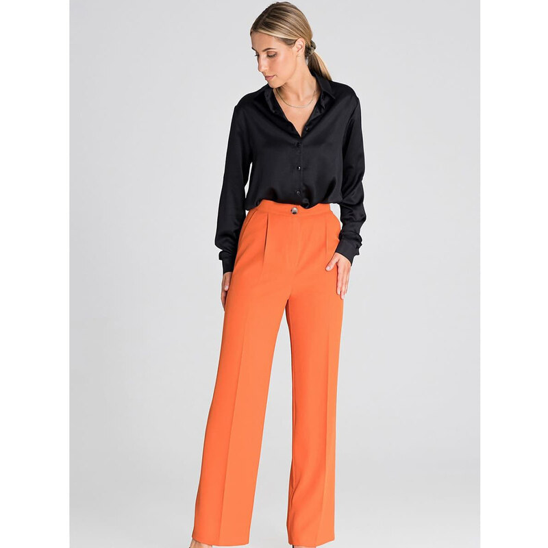 Dámské kalhoty Figl model 185074 Orange