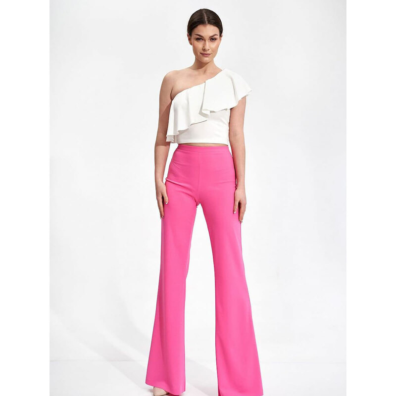 Dámské kalhoty Figl model 167808 Pink