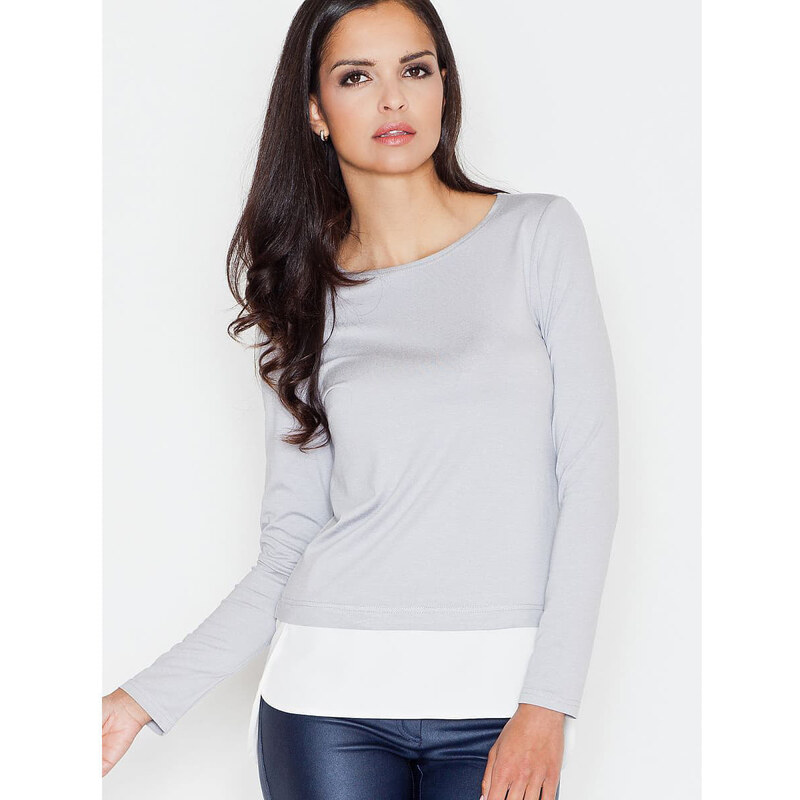 Dámská košile Figl model 43765 Grey