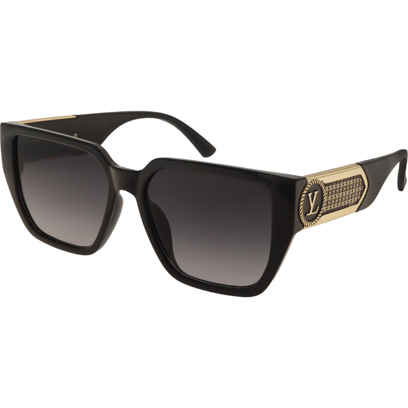 Biju Dámské elegantní brýle se zlaceným vzorem černé C4121-3