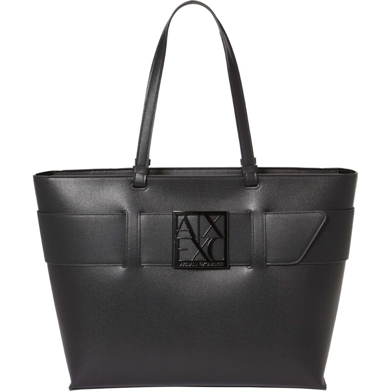 ARMANI EXCHANGE Nákupní taška černá