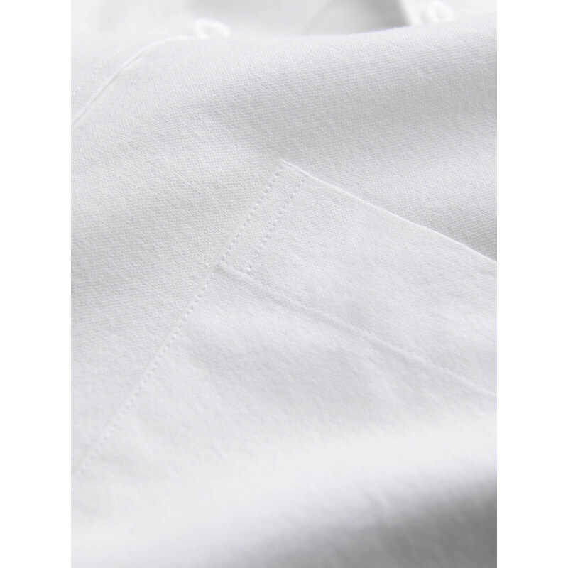 Ombre Oxford REGULAR men's fabric shirt - white