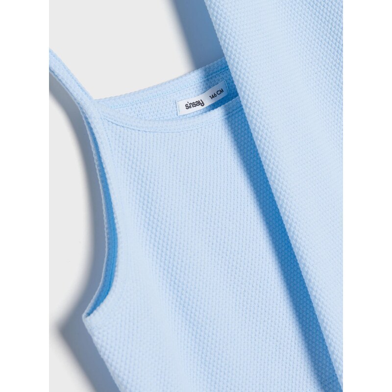 Sinsay - Set trička s krátkým rukávem a kalhot - modrá