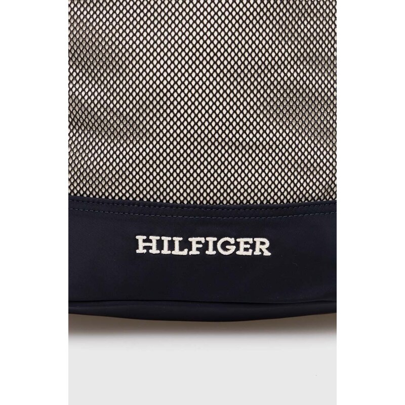 Batoh Tommy Hilfiger pánský, béžová barva, velký, vzorovaný