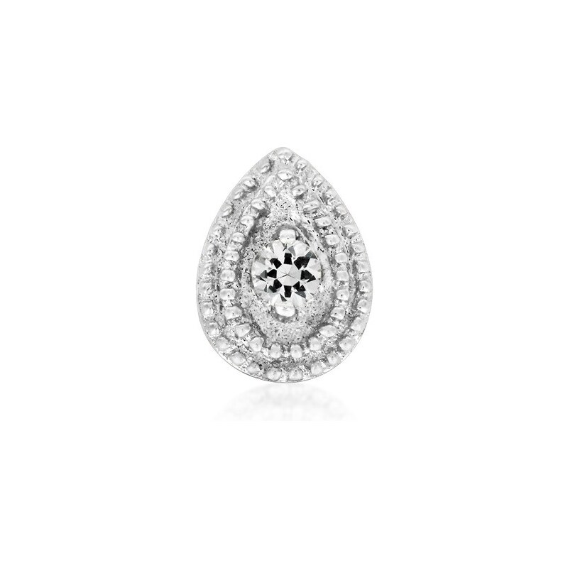 Junipurr jewelry Bezzávitová koncovka piercingu ze 14 kt zlata