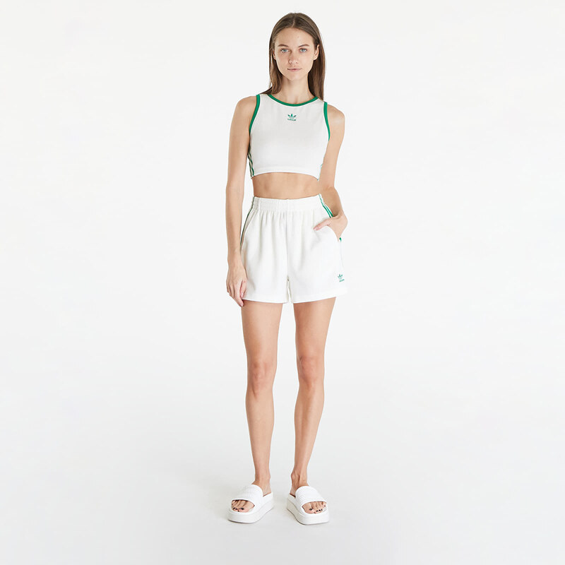 adidas Originals Dámské tílko adidas Terry Crop Tank Off White