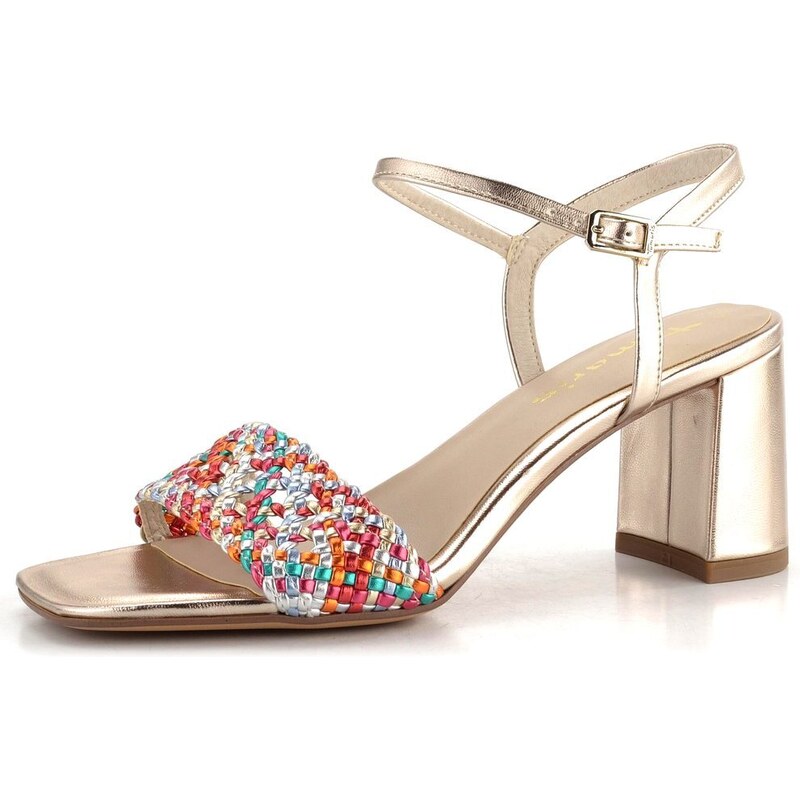 Tamaris sandály na širokém podpatku Multicolor 1-28055-42 91089307