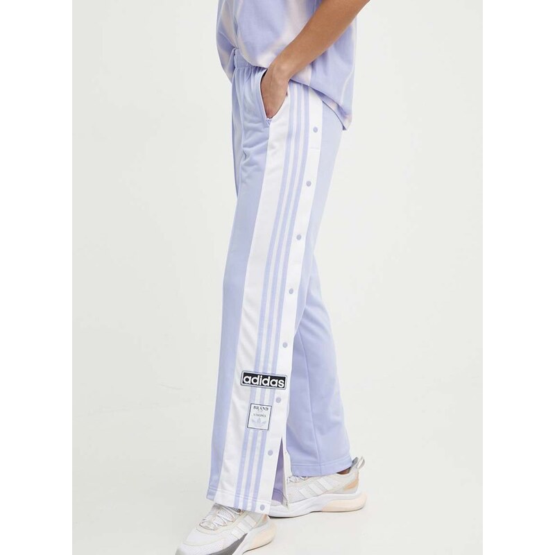 Tepláky adidas Originals Adibreak fialová barva, vzorované, IP0625