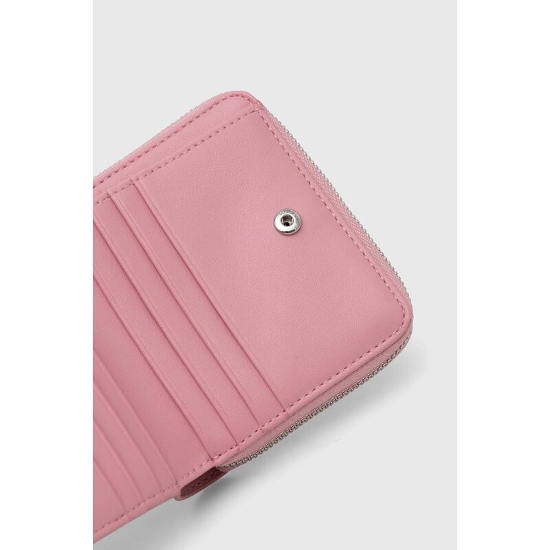 Peněženka HUGO růžová barva
