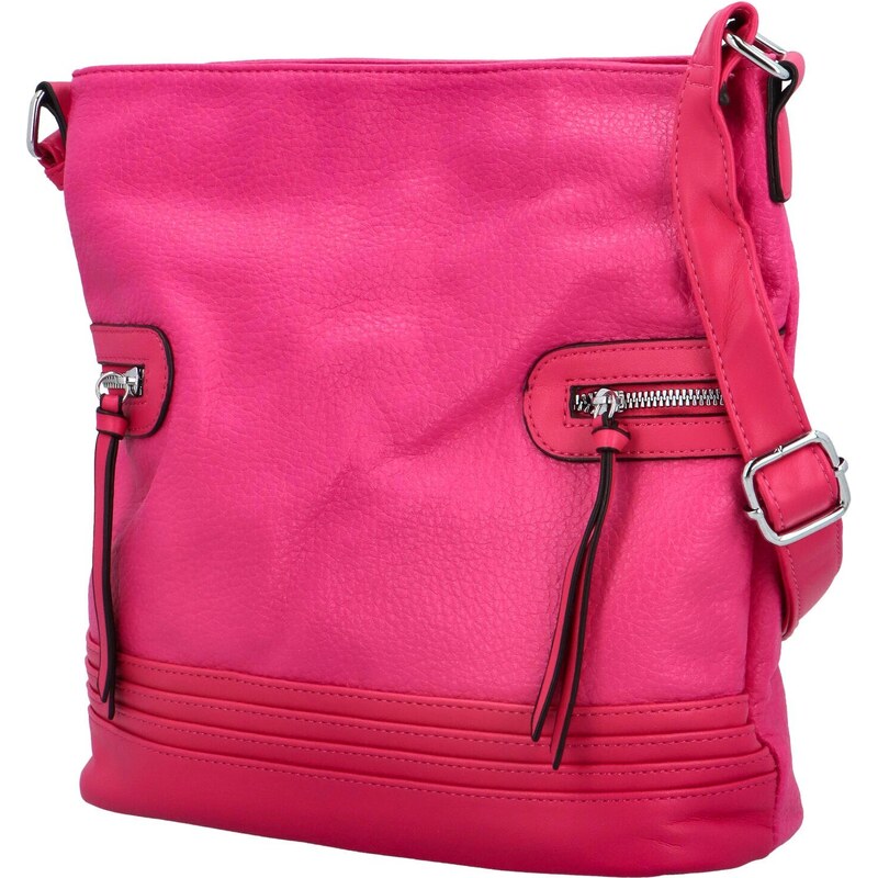 Dámská crossbody kabelka fuchsiová - Maria C Nera růžová