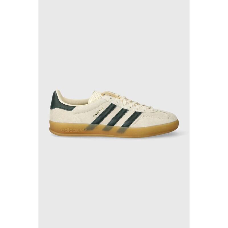 Sneakers boty adidas Originals Gazelle Indoor béžová barva, IH7502