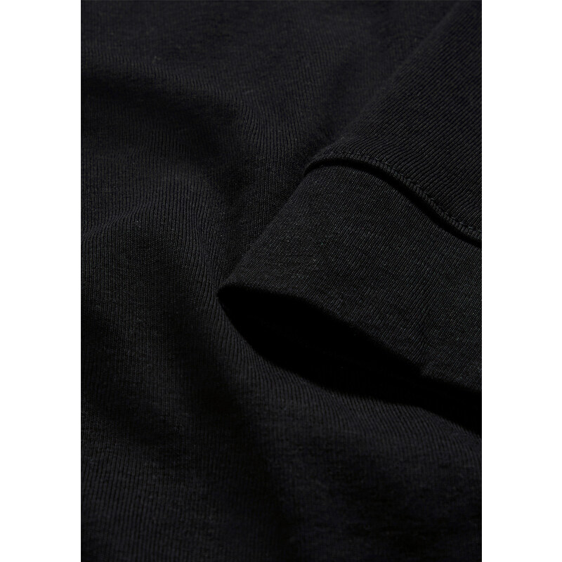 bonprix Strečové triko s lodičkovým výstřihem Černá