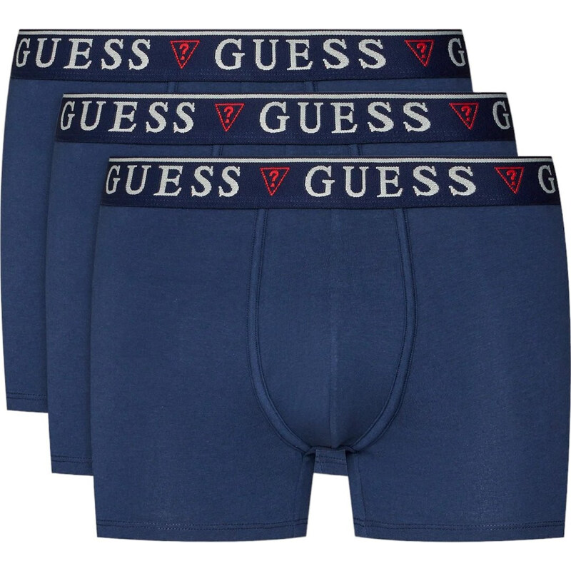 Guess brian hero boxer trunk 3 pack BLUE