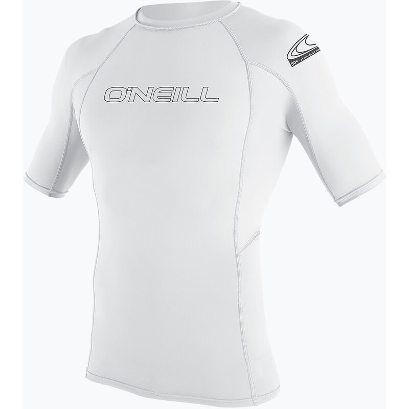 Pánské plavecké tričko ONeill Basic Skins Rash Guard white