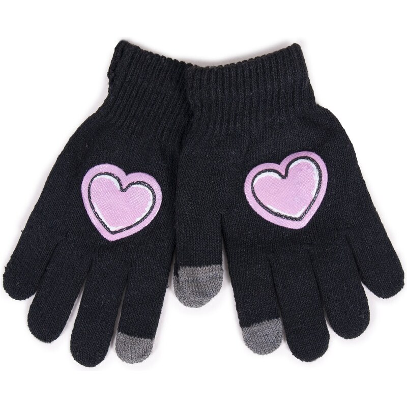 Yoclub Kids's Gloves RED-0108G-AA5E-001
