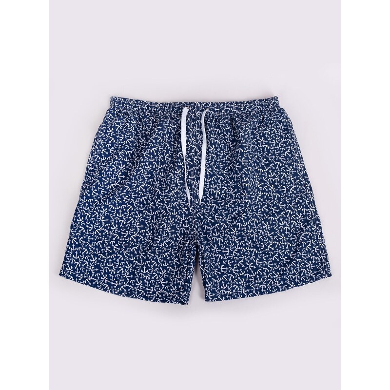 Yoclub Kids's Swimsuits Boys' Beach Shorts P3 Navy Blue