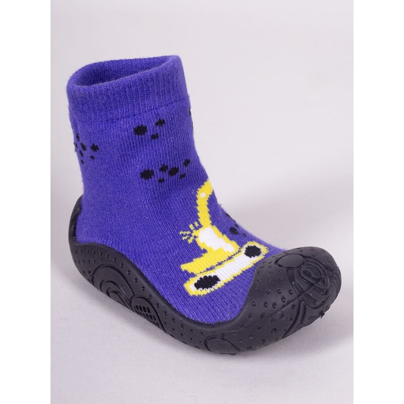 Yoclub Kids's Anti-Skid Socks With Rubber Sole P1