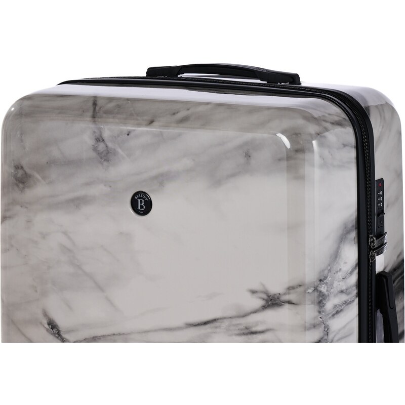 Cestovní kufr BERTOO Marmo Bianco- set 3v1