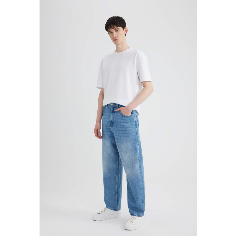 DEFACTO Baggy Fit Normal Waist Wide Leg Jeans