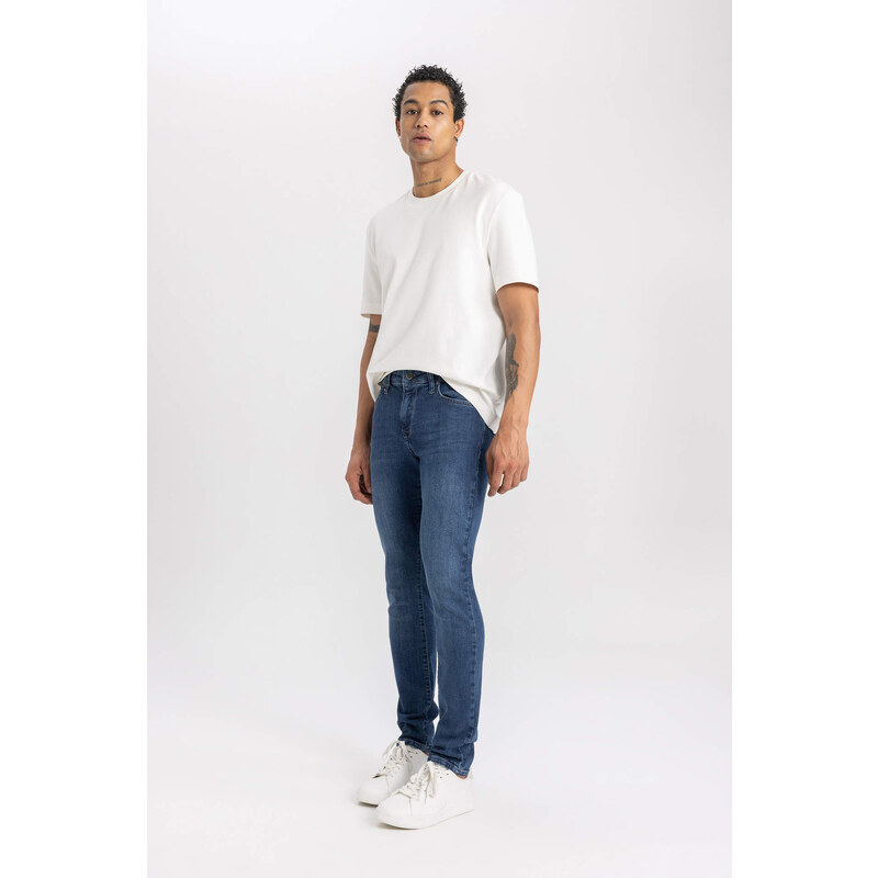 DEFACTO Carlo Skinny Fit Normal Waist Slim Leg Jeans