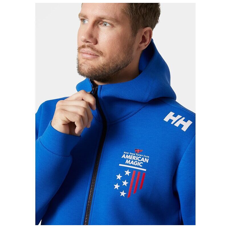 Pánská mikina HELLY HANSEN 21209 543 AM HP OCEAN FZ JACKET 2.0 543 COBALT 2.0