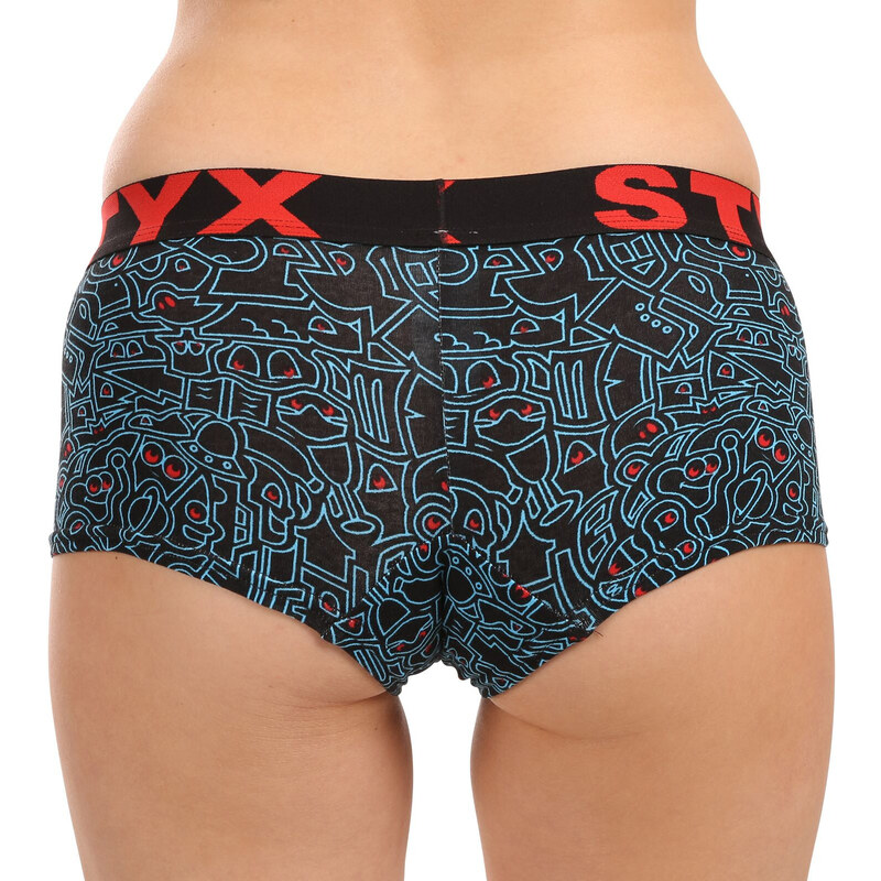 Dámské kalhotky Styx art s nohavičkou doodle (IN1256)