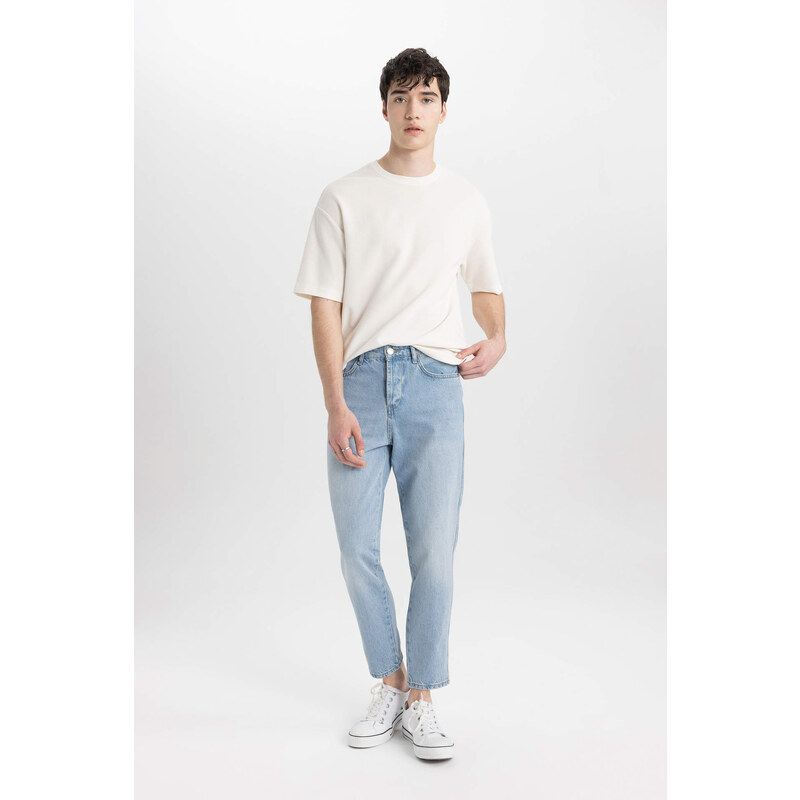 DEFACTO Slim Crop Fit Normal Waist Narrow Leg Jeans