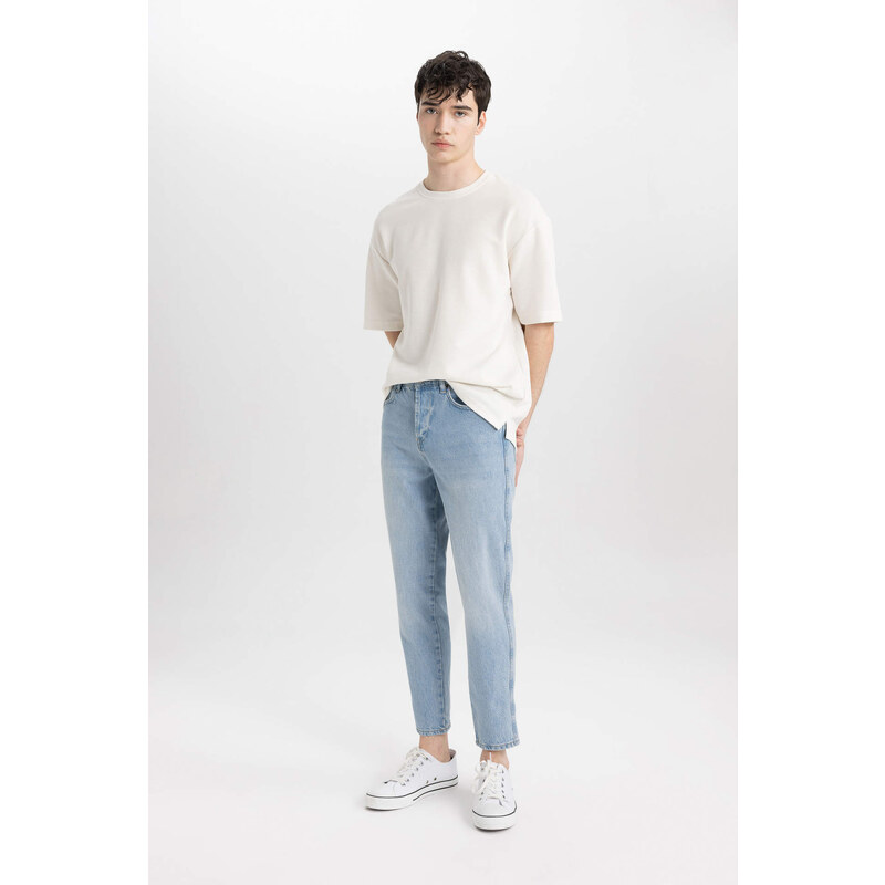 DEFACTO Slim Crop Fit Normal Waist Narrow Leg Jeans