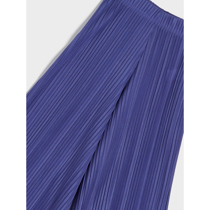 Sinsay - Kalhoty wide leg - námořnická modrá