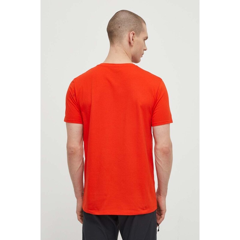 Tričko Fjallraven 1960 Logo T-shirt oranžová barva, s potiskem, F87313