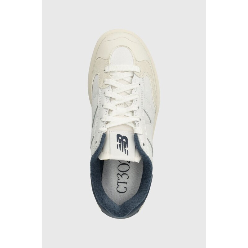 Kožené sneakers boty New Balance CT302VA bílá barva, CT302VA