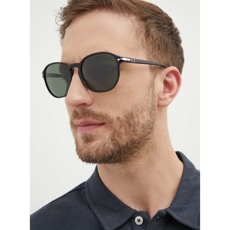 Sluneční brýle Persol pánské, černá barva, 0PO3343S