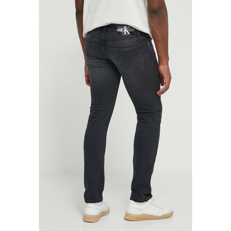 Džíny Calvin Klein Jeans pánské, černá barva, J30J324851