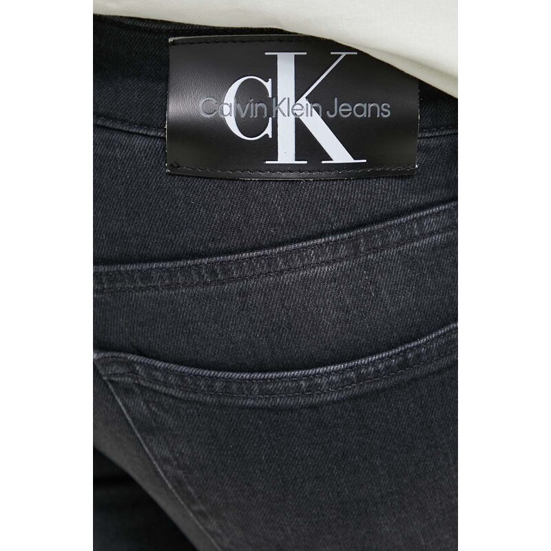 Džíny Calvin Klein Jeans pánské, černá barva, J30J324851