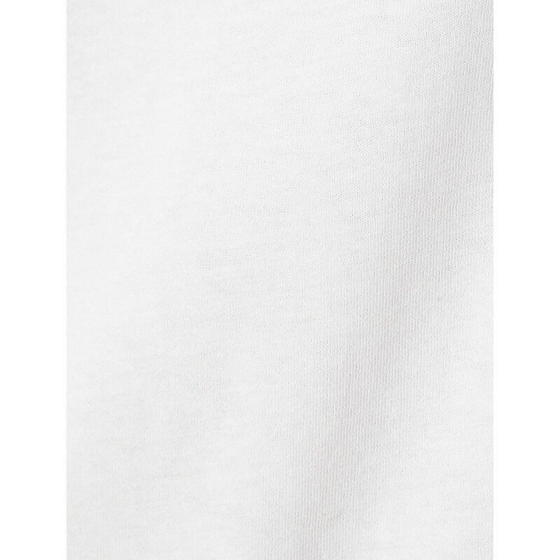 Koton New York T-Shirt Back Printed Short Sleeve Crew Neck Comfort Fit Cotton